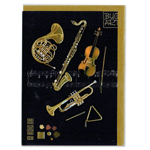 Greeting Card - Orchestral Instruments