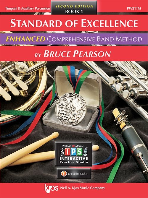 Standard Of Ex Enhanced Bk 1 Timp/Aux Per Bk/2Cd - Bruce Pearson - Percussion|Timpani Neil A. Kjos Music Company /CD PW21TM