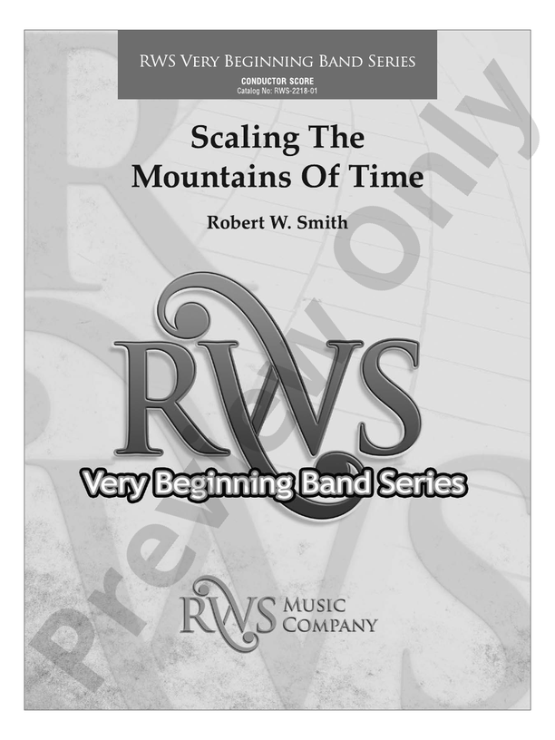 Scaling the Mountains of Time - Concert Band Conductor Score & Parts (Digital Download)