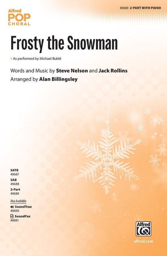Frosty the Snowman - 2 Part Treble Choral Octavo (Digital Download)
