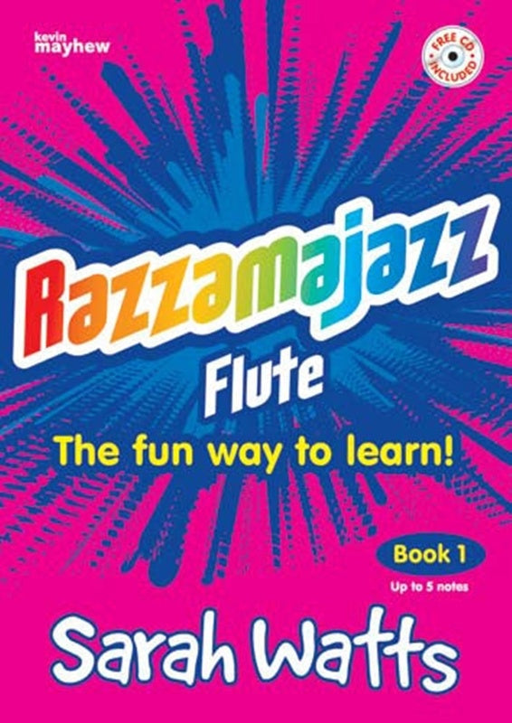 Razzamajazz Book 1 - Flute/CD by Watts Mayhew M3611573