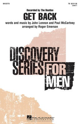 Get Back - Discovery Level 1 - John Lennon|Paul McCartney - TB Roger Emerson John Lennon|Paul McCartney Hal Leonard Octavo
