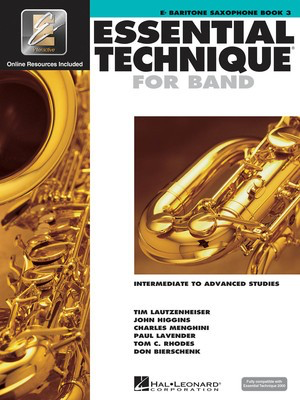 Essential Technique For Band Bk3 - Eb Baritone Saxophone - Baritone Saxophone Various Hal Leonard /CD