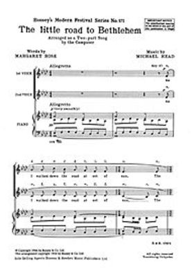 The Little Road To Bethlehem - Christmas Carol - Michael Head - Classical Vocal SA Boosey & Hawkes Choral Score Choral Score