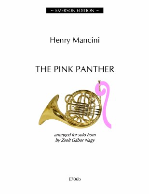 The Pink Panther - arranged for Solo Horn - Henry Mancini - French Horn Sheet Music Zsolt Gabor Nagy Emerson Edition French Horn Sheet Music Solo