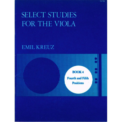 Kreuz - Selected Studies Book 4 - Viola Stainer & Bell VLAKRE105