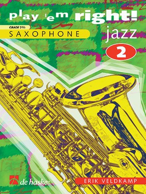 Play 'Em Right Jazz - Vol. 2 - Bb & Eb Saxophone - Erik Veldkamp - Saxophone De Haske Publications