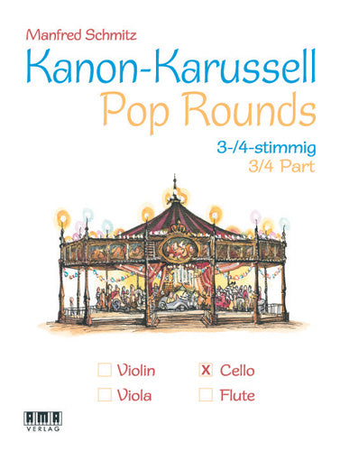 Schmitz - Pop Rounds - 3 or 4 Cellos AMA 610347