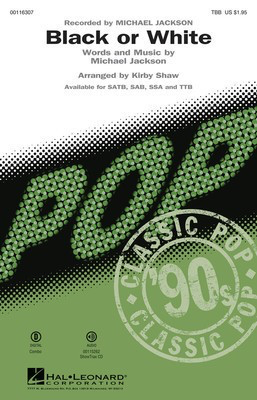Black or White - TBB - TBB Kirby Shaw Hal Leonard Octavo