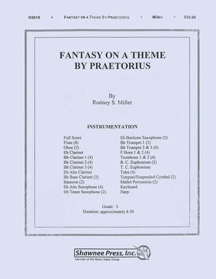 Fantasy on a Theme by Praetorius - Michael Praetorius|Rodney S. Miller - Hal Leonard Score/Parts