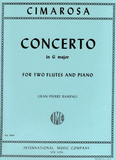 Concerto in G major for Two Flutes & Piano