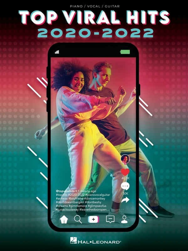 Top Viral Hits 2020-2022 - Piano/Vocal/Guitar PVG arranged by Hal Leonard 1122705