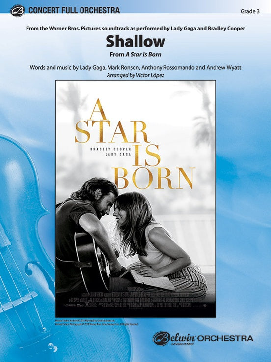 Shallow (from A Star Is Born) – Full Orchestra Conductor Score & Parts (Digital Download)