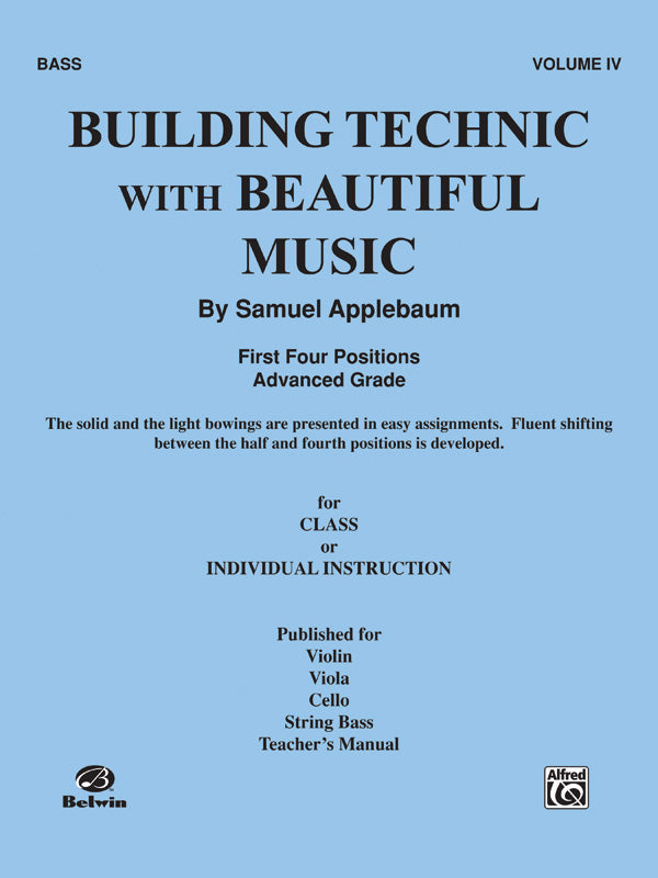 Building Technic with Beautiful Music Book 4 Bass