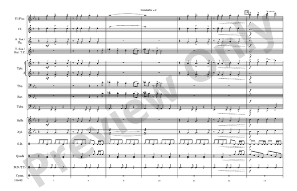 Rock 'N' Roll High School – Marching Band Conductor Score & Parts (Digital Download)