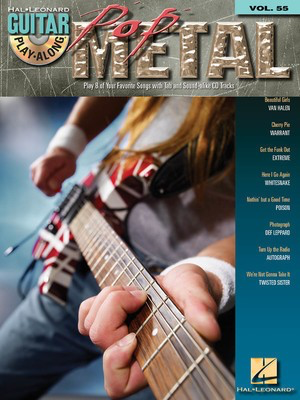 Pop Metal - Guitar Play-Along Volume 55 - Guitar Hal Leonard Guitar TAB with Lyrics & Chords /CD
