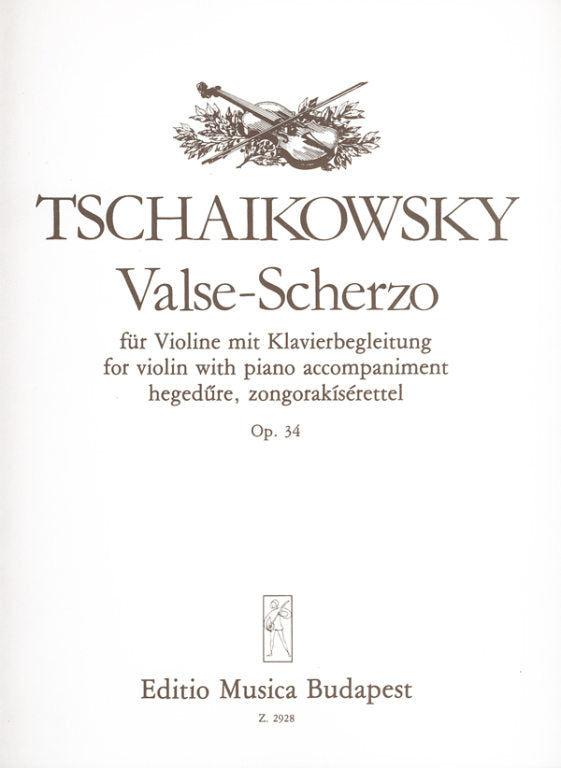 Tchaikovsky - Valse Scherzo Op34 - Violin/Piano Accompaniment EMB Z2928