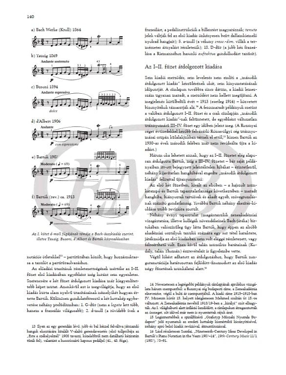 Bach - The Well-Tempered Clavier Volume 1 - Piano Solo arranged Bartok EMB Z15079