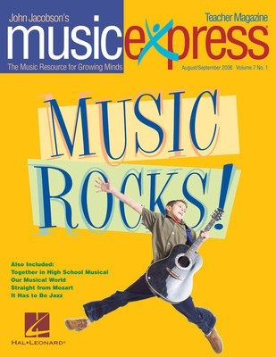 Music Rocks! Vol. 7 No. 1 - August/September 2006 - SATB/Childrens Choir John Jacobson Hal Leonard Classroom Kit Package