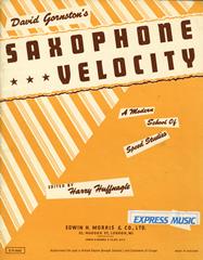 Saxophone Velocity - Saxophone (Digital Download)