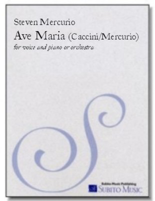 Ave Maria G Min Arr Mercurio Vce/Pno -