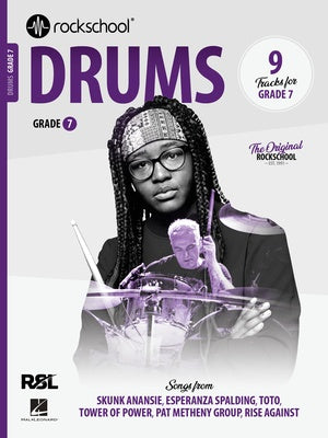 Rockschool Drums Grade 7 (2024) Book/OLA - Rock School Limited