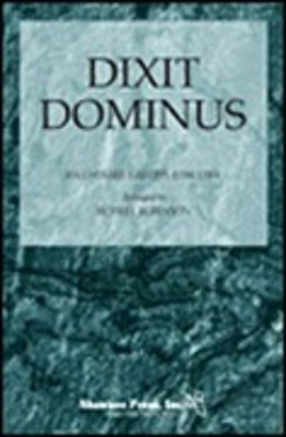 Dixit Dominus - Baldassare Galuppi - SSA Russell Robinson Shawnee Press Choral Score Octavo