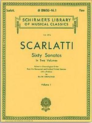 60 Sonatas Book 1 - Domenico Scarlatti - Piano G. Schirmer, Inc.