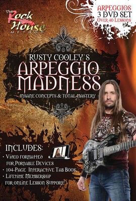Rusty Cooley - Arpeggio Madness - Insane Concepts & Total Mastery - Guitar Rock House Guitar Solo DVD