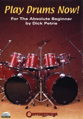 Play Drums Now! A Complete Lesson In A Box Vol 1 - DVD - Drums Dick Petrie Centerstream Publications DVD