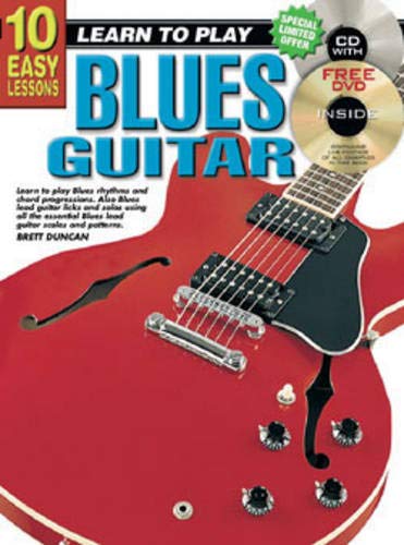 10 Easy Lessons LTP Blues Guitar Bk/CD/DVD