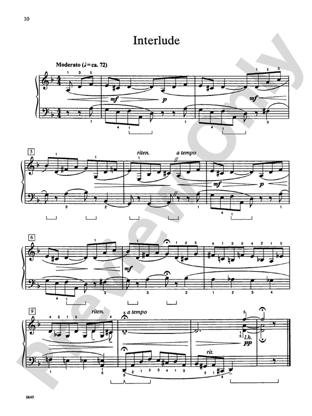 Interlude - Piano Solo (Digital Download)