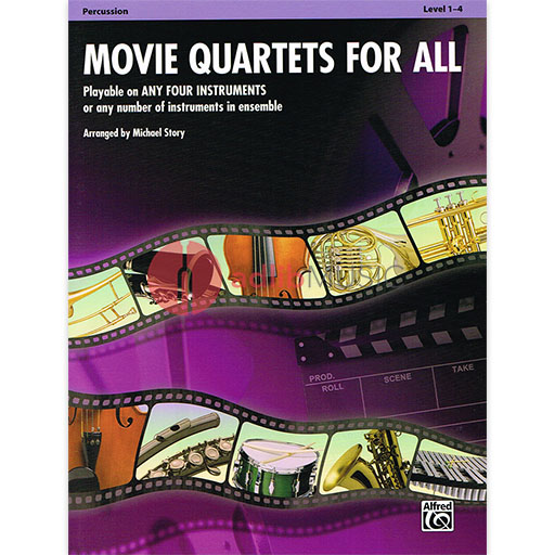 Movie Quartets for All Percussion