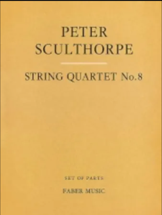 Sculthorpe - String Quartet #8 - String Quartet Parts Faber 0571505309