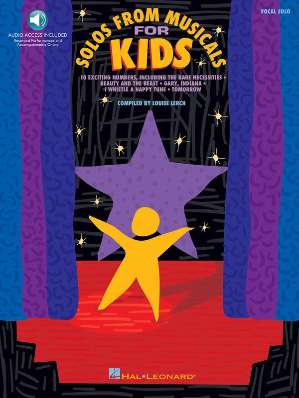 Solos from Musicals for Kids - Various - Vocal Louise Lerch Hal Leonard /CD