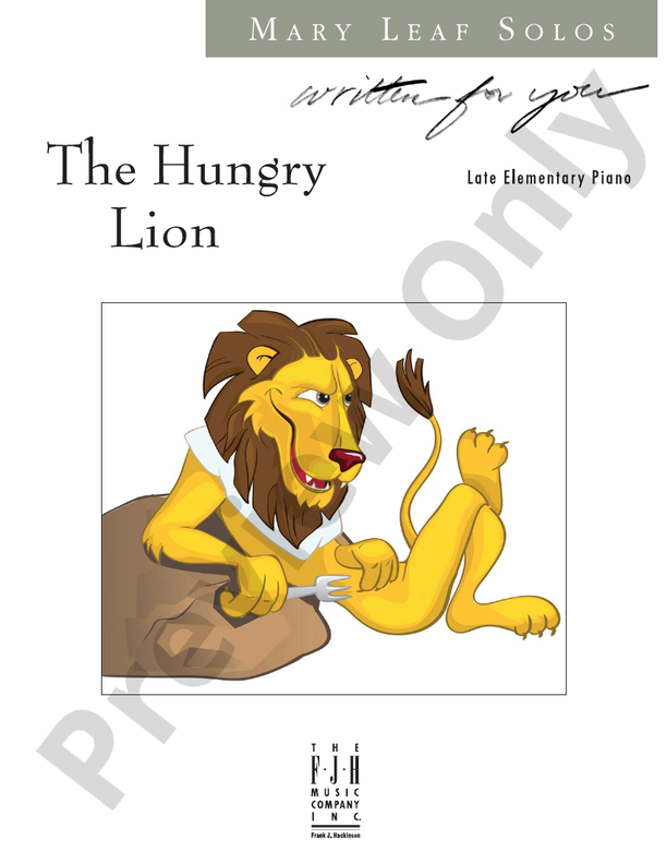 The Hungry Lion - Piano (Digital Download)