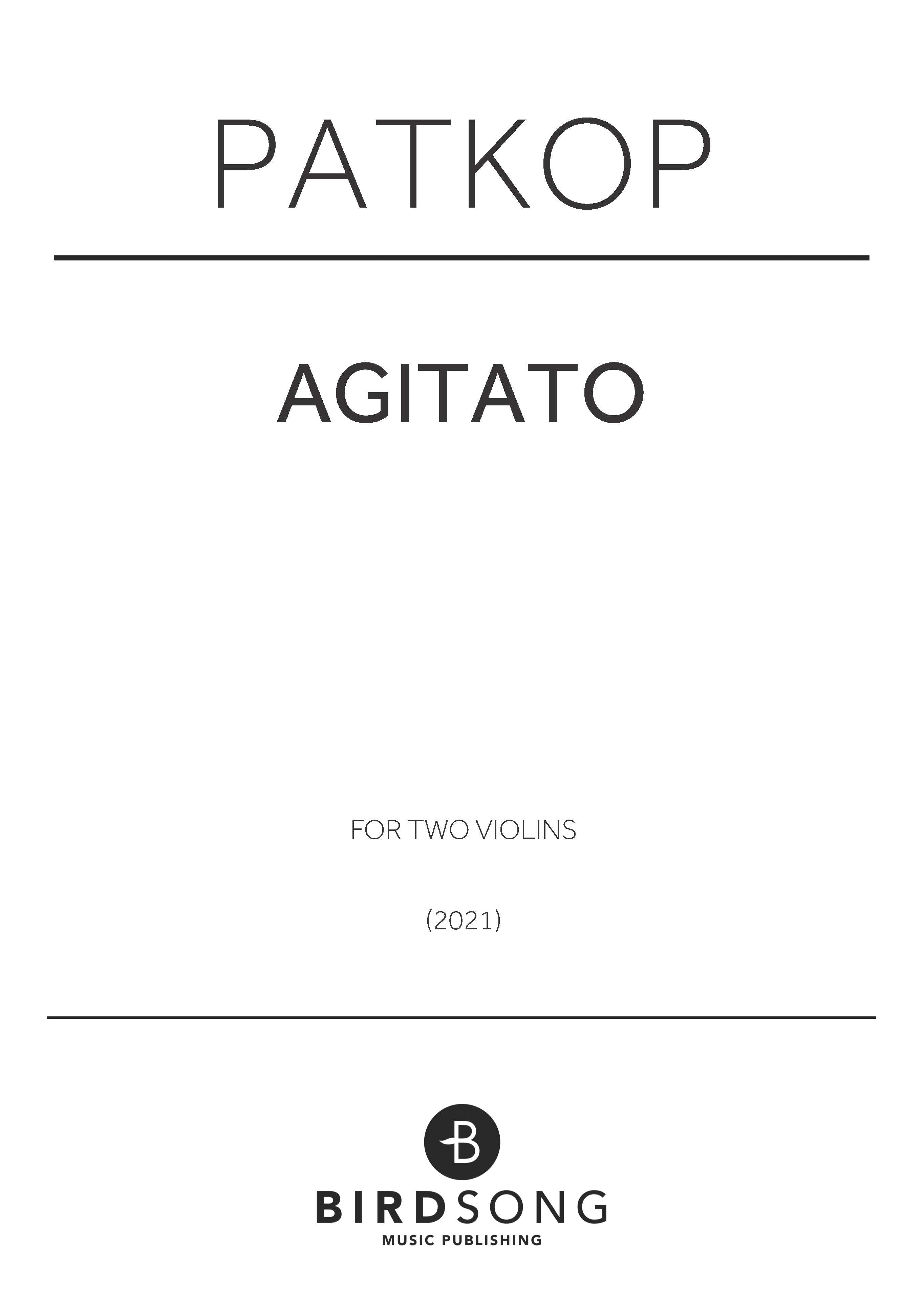 agitato - Violin Duet (Digital Download)