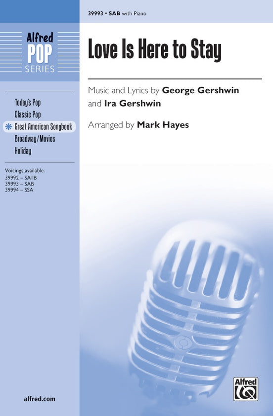 Love Is Here to Stay – SAB Choral Octavo (Digital Download)