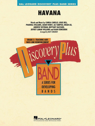 Havana - Cabello arr Conaway - Discovery Plaus Concert Band Gr. 2 - Hal Leonard