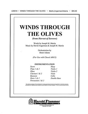 Winds Through the Olives (from Harvest of Sorrows) - David Angerman|Joseph M. Martin - Shawnee Press Score/Parts