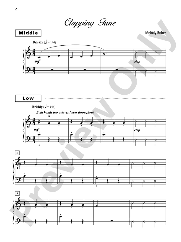 Grand Trios for Piano, Book 1: 4 Early Elementary Pieces for One Piano, Six Hands (Digital Download)