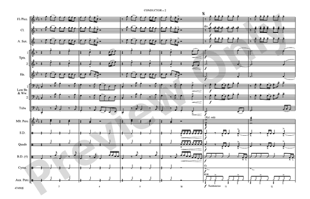 I'm a Mess – Marching Band Conductor Score & Parts (Digital Download)