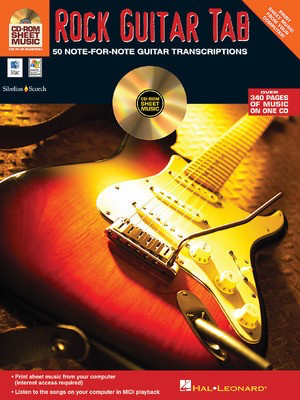 Rock Guitar Tab - CD-ROM Sheet Music - Guitar Hal Leonard Guitar TAB CD-ROM