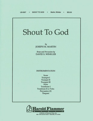 Shout to God - J. Paul Williams|Joseph M. Martin - Shawnee Press Instrumental Parts Parts
