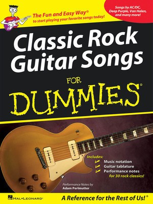 Classic Rock Guitar Songs for Dummies - Guitar Adam Perlmutter Hal Leonard Guitar TAB