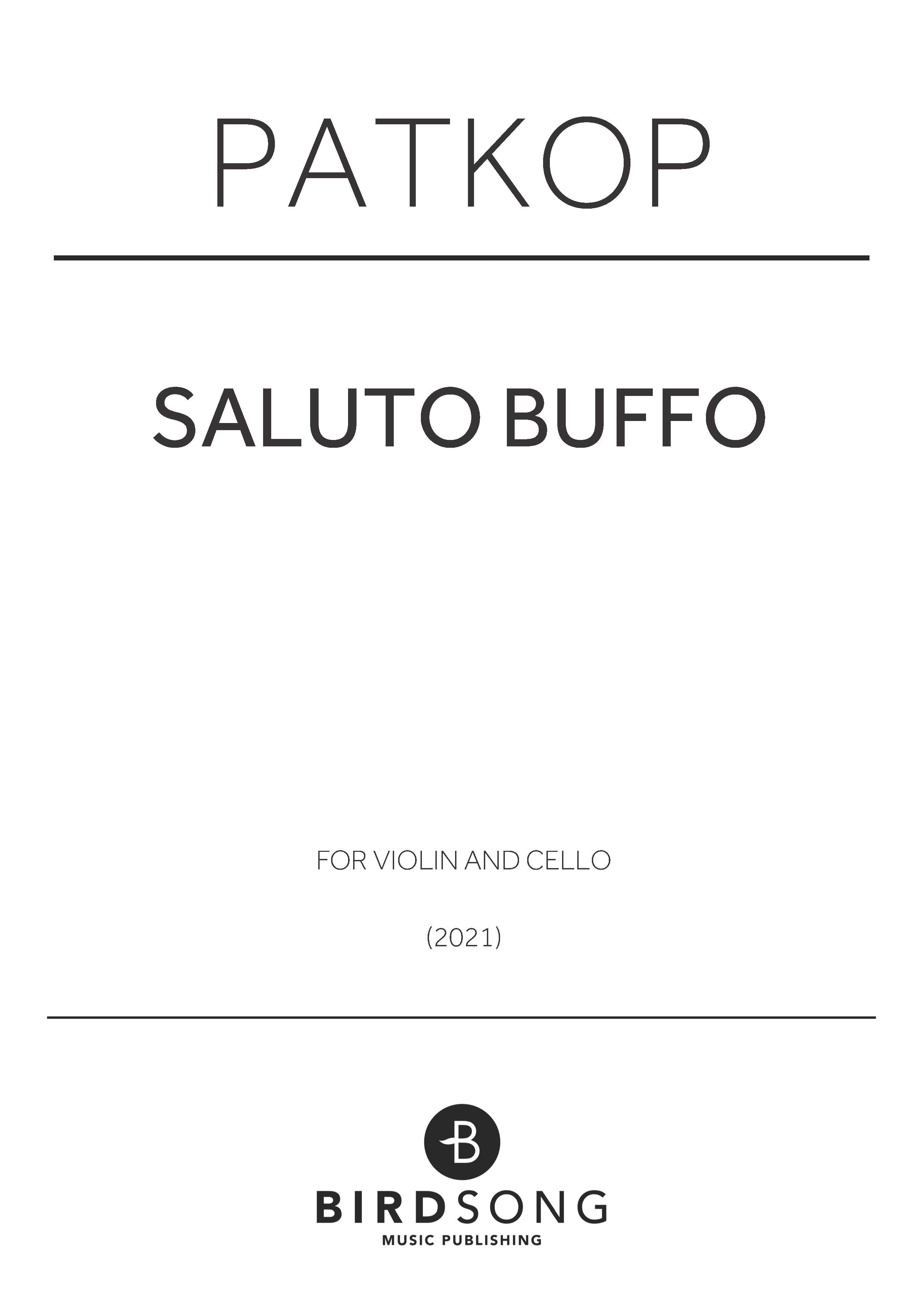 saluto buffo - Violin, Cello Duet (Digital Download)