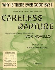 Why Is There Ever Good-Bye? (from 'Careless Rapture') - Vocal/Piano (Digital Download)