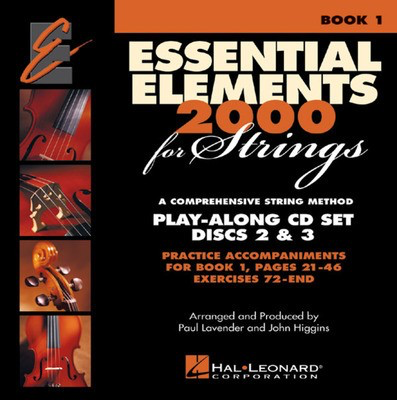 Essential Elements 2000 for Strings - Book 1 - Play Along Trax - 2 Disc Set - John Higgins|Paul Lavender Michael Allen|Pamela Tellejohn Hayes|Robert Gillespie Hal Leonard CD