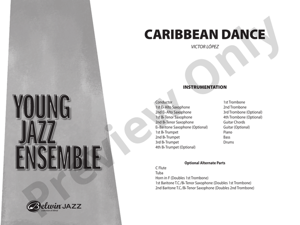 Caribbean Dance - Jazz Ensemble Conductor Score & Parts(Digital Download)
