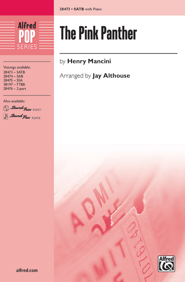 The Pink Panther SATB